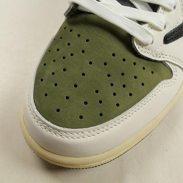 NIKE ナイキ ×Travis Scott Air Jordan 1 Low OG SP Reverse Olive 
