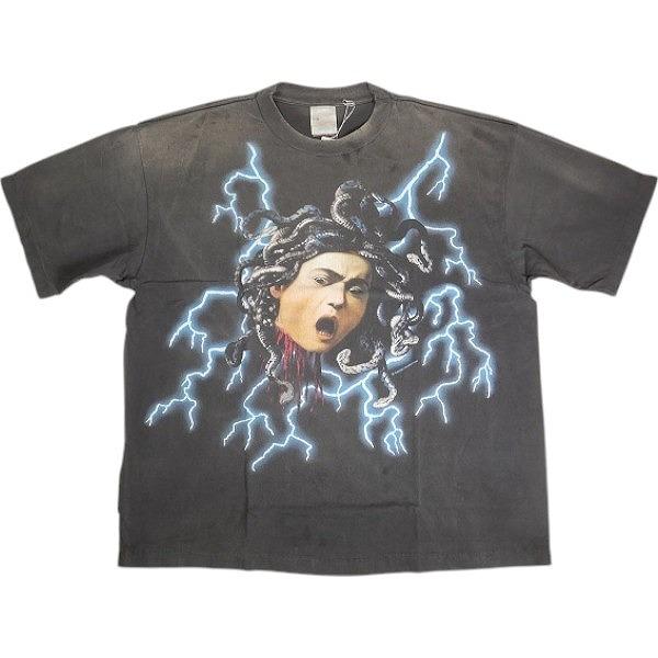 SAINT MICHAEL セント マイケル 24AW SS TEE/MEDUSA/BLACK Tシャツ 黒 