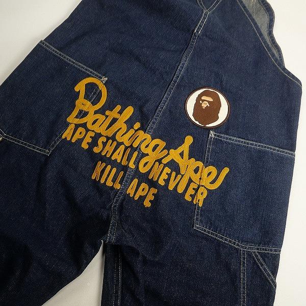 A BATHING APE ア ベイシング エイプ DENIM OVERALL デニム A BATHING APE ア ベイシング エイプ DENIM OVERALL デニム