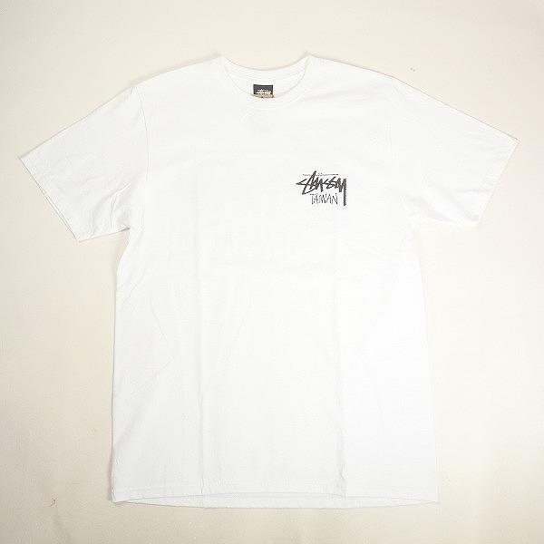 STUSSY ステューシー 24AW STOCK TAIWAN TEE WHITE 台湾限定Tシャツ 白