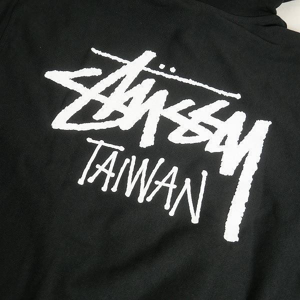 STUSSY ステューシー 24AW STOCK TAIWAN ZIP HOOD BLACK 台湾限定
