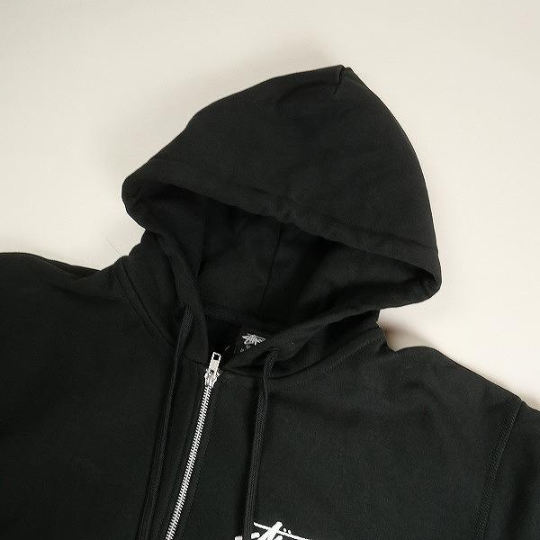 STUSSY ステューシー 24AW STOCK TAIWAN ZIP HOOD BLACK 台湾限定