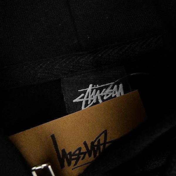 STUSSY ステューシー 24AW STOCK TAIWAN ZIP HOOD BLACK 台湾限定