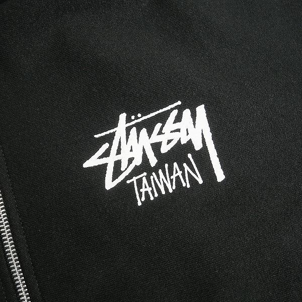 STUSSY ステューシー 24AW STOCK TAIWAN ZIP HOOD BLACK 台湾限定