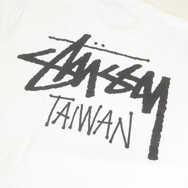 STUSSY ステューシー 24AW STOCK TAIWAN LS TEE WHITE 台湾限定ロンT