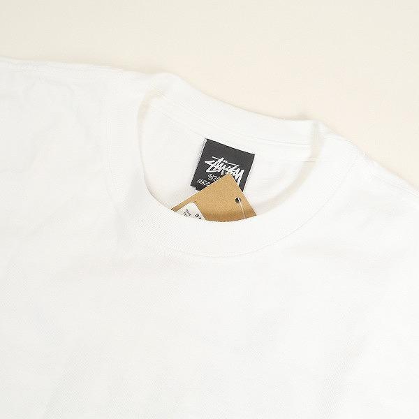 STUSSY ステューシー 24AW STOCK TAIWAN LS TEE WHITE 台湾限定ロンT