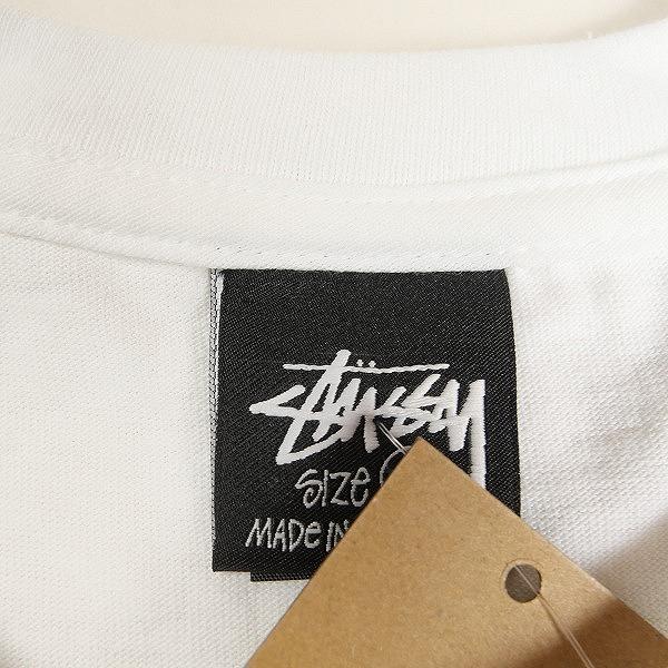 STUSSY ステューシー 24AW STOCK TAIWAN LS TEE WHITE 台湾限定ロンT