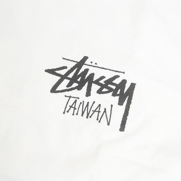 STUSSY ステューシー 24AW STOCK TAIWAN LS TEE WHITE 台湾限定ロンT