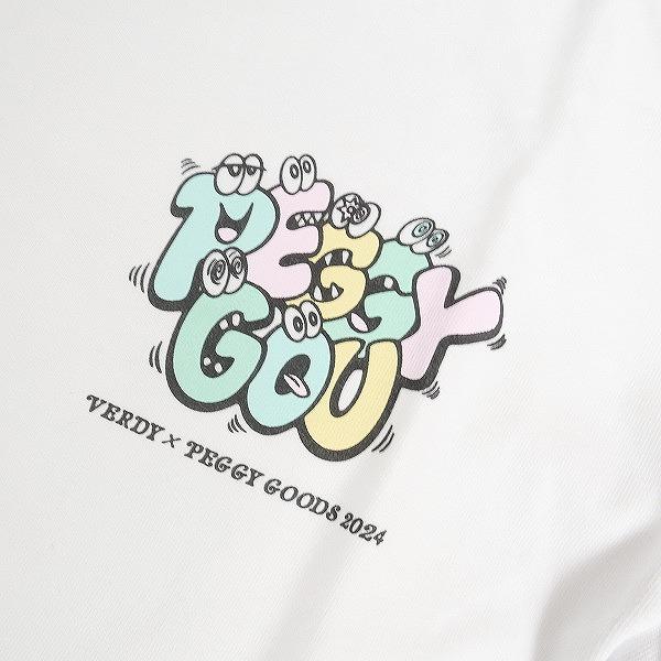 VERDY ヴェルディ ×PEGGY GOODS T-Shirt Tシャツ 白 Size 【L】 【新古 
