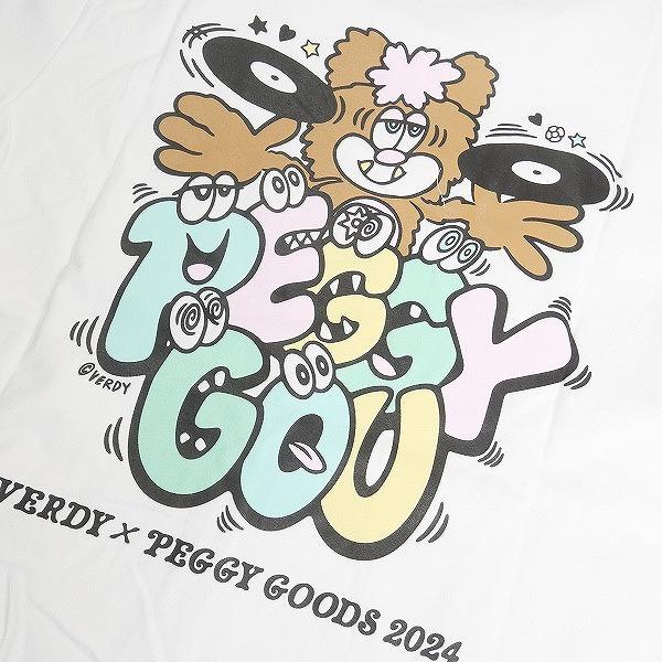 VERDY ヴェルディ ×PEGGY GOODS T-Shirt Tシャツ 白 Size 【L】 【新古 