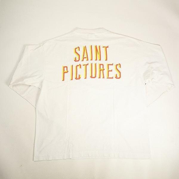 SAINT MICHAEL / 24AW SAINT PICTURES/長袖Tシャツ/XL/コットン/WHT SAINT MICHAEL セント マイケル 24AW LS TEE/SAINT PICTURES/WH
