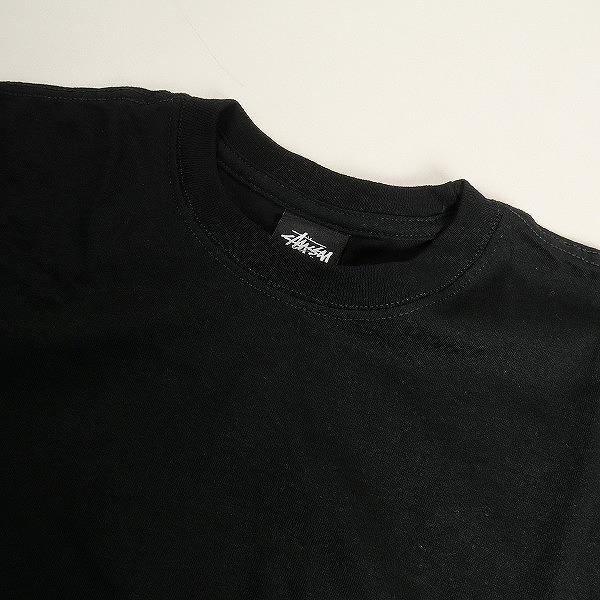 STUSSY ステューシー 24AW STOCK HONG KONG LS TEE BLACK 香港限定ロン