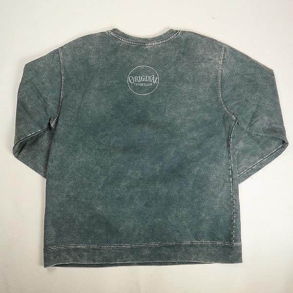 TENDERLOIN 19AW SWEAT ACID DLR アシッドスウェット TENDERLOIN テンダーロイン SWEAT ACID DLR GREEN スウェット 緑 Size