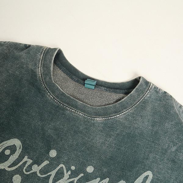 TENDERLOIN 19AW SWEAT ACID DLR アシッドスウェット TENDERLOIN テンダーロイン SWEAT ACID DLR GREEN スウェット 緑 Size