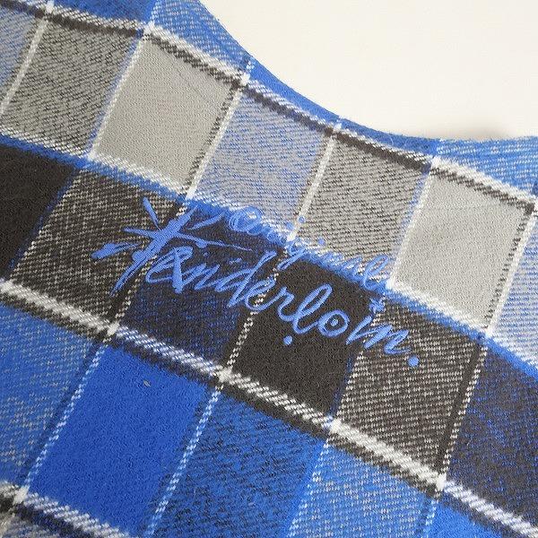 TENDERLOIN テンダーロイン FLANNEL CHECK COAT BLUE コート