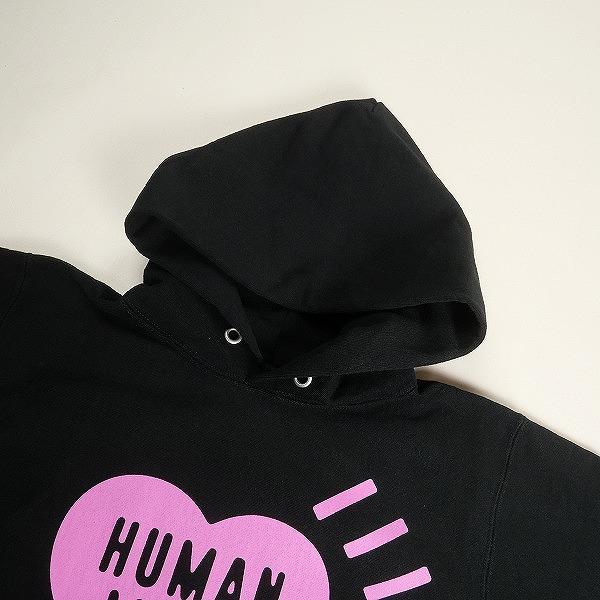 Human Made ハートロゴ パーカー 黒 Human Made Men's Heart Logo Hoodie in Black Human Made