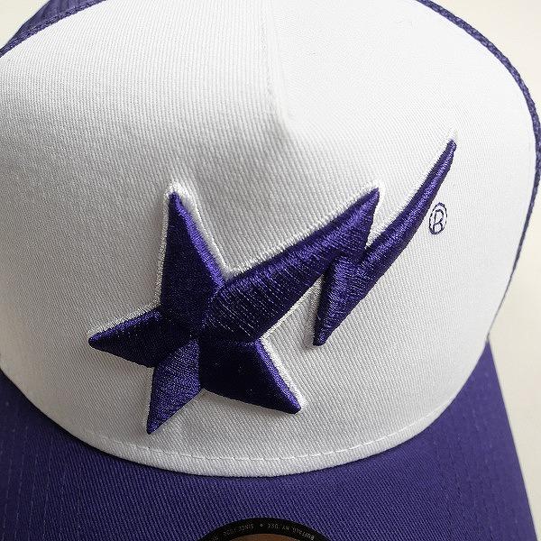 A BATHING APE ア ベイシング エイプ ×NEW ERA 9FORTY STA CAP PURPLE