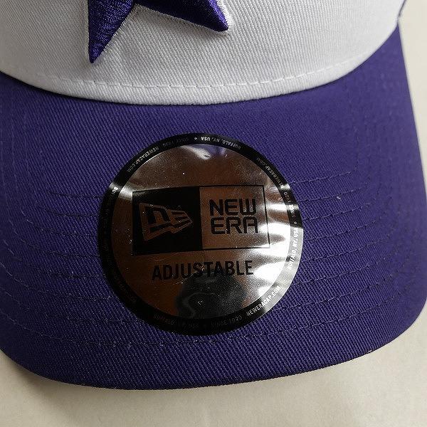 アベイシングエイプスーターキャップ A BATHING APE ア ベイシング エイプ ×NEW ERA 9FORTY STA CAP PURPLE