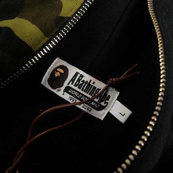 A BATHING APE ア ベイシング エイプ SHARK HALF ZIP PULLOVER HOODIE