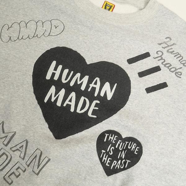 HUMAN MADE ヒューマンメイド 24AW GRAFFITI SWEATSHIRT GRAY