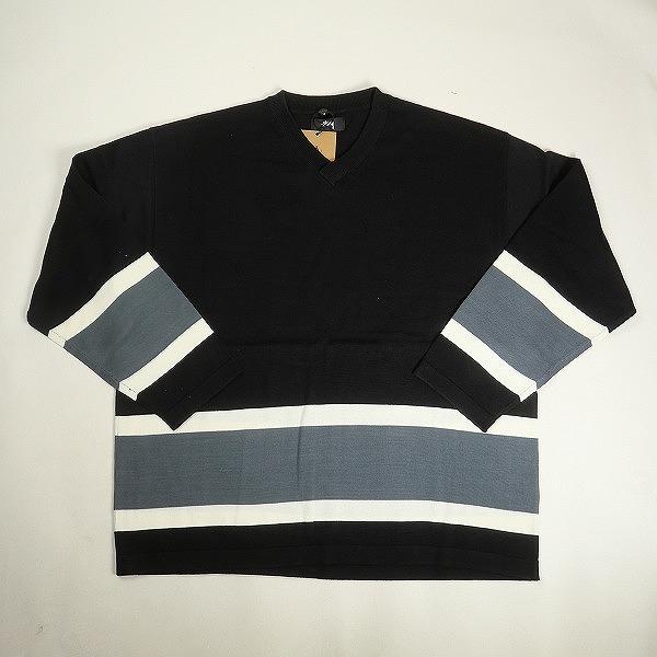 STUSSY ステューシー HOCKEY SWEATER BLACK セーター 黒 Size 【L 