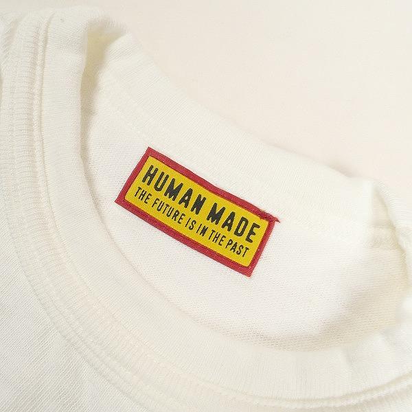 HUMAN MADE ホワイト Tシャツ 蛇デザイン HUMAN MADE ヒューマンメイド 24AW GRAPHIC T-SHIRT HM29TE001