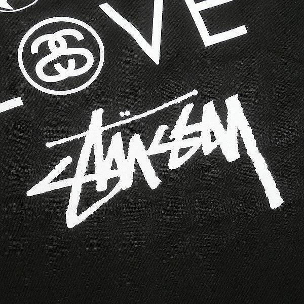 STUSSY ステューシー ONE WORLD LOVE L/S BLACK ロンT 黒 Size 【M