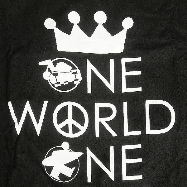 STUSSY ステューシー ONE WORLD LOVE L/S BLACK ロンT 黒 Size 【M