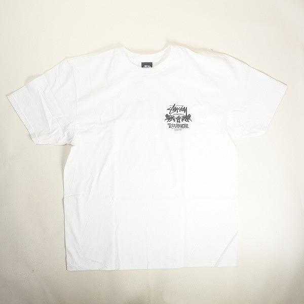STUSSY ステューシー 24AW TOUGH GEAR INTERNATIONAL TEE WHITE T