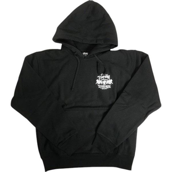 STUSSY ステューシー 24AW TOUGH GEAR INTERNATIONAL HOODIE BLACK