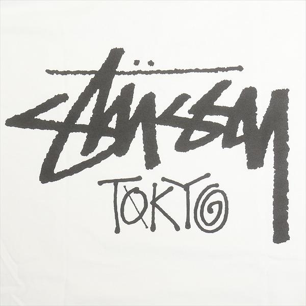 STUSSY ステューシー 25SS STOCK TOKYO LS TEE WHITE 東京限定ロンT 白
