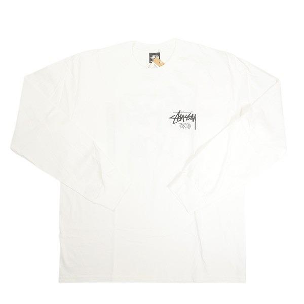 白ML stussy tokyo L/S Tee 東京 ロンT STUSSY ステューシー 25SS STOCK TOKYO LS TEE WHITE 東京限定ロンT 白