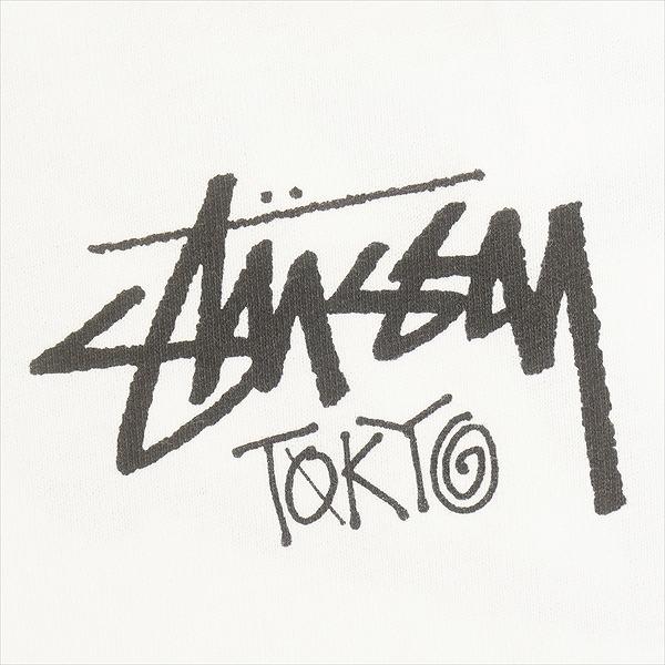 STUSSY ステューシー 25SS STOCK TOKYO LS TEE WHITE 東京限定ロンT 白