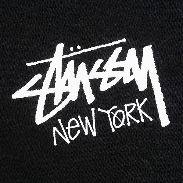 STUSSY ステューシー 25SS STOCK NEW YORK TEE BLACK ニューヨーク限定