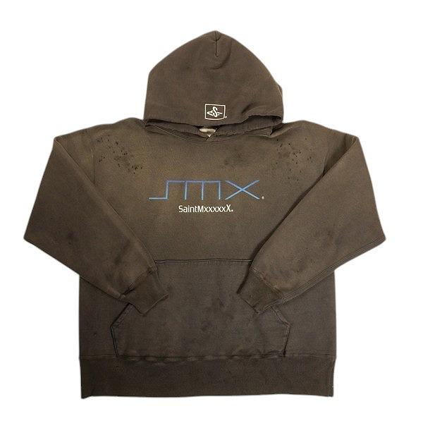 SAINT MICHAEL セント マイケル 25SS HOODIE/SMX / BLACK パーカー 黒 