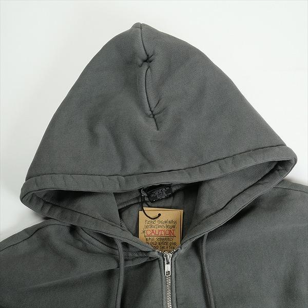 STUSSY ステューシー 25SS DICE PIG DYED ZIP HOOD BLACK ジップ
