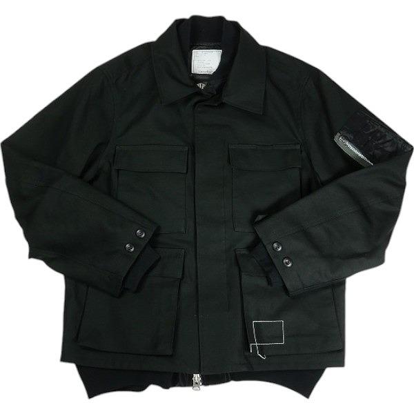sacai サカイ ×WTAPS Cotton Back Satin Jacket 25-03694M ジャケット 