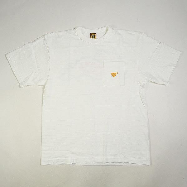 HUMAN MADE SHIBUYA PARCO Tシャツ S ホワイト HUMAN MADE 24SS POCKET T-SHIRT SHIBUYA PARCO/RABBIT WHITE