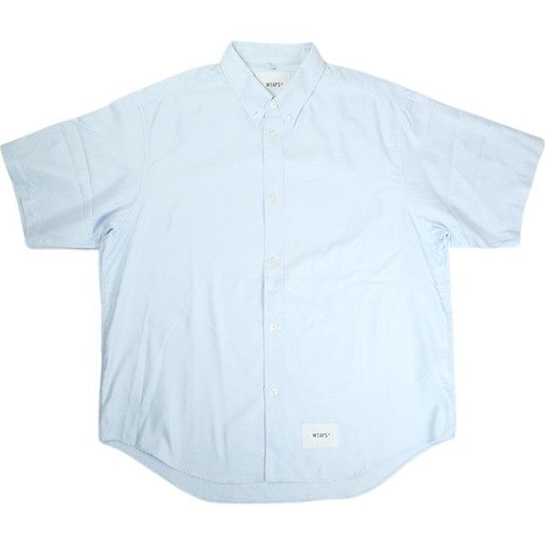 23ss WTAPS REPO 02 SS Shirt 半袖シャツ シャツ　3 WTAPS ダブルタップス 23SS REPO 02 SS 半袖シャツ 青 Size 【L