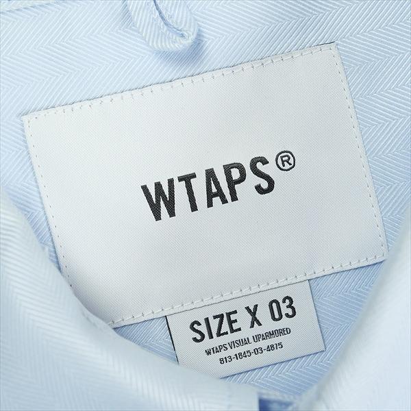 WTAPS ダブルタップス 23SS REPO 02 SS 半袖シャツ 青 Size 【L