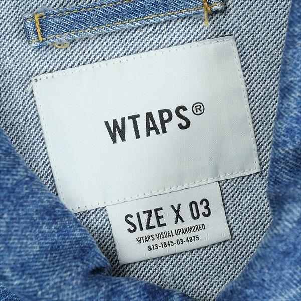 WTAPS ダブルタップス 23AW DADDY JACKET デニムジャケット インディゴ