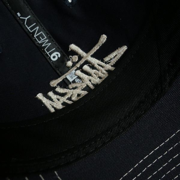 STUSSY ステューシー ×NEW ERA 9TWENTY 25SS BASIC TRUCKER CAP NAVY
