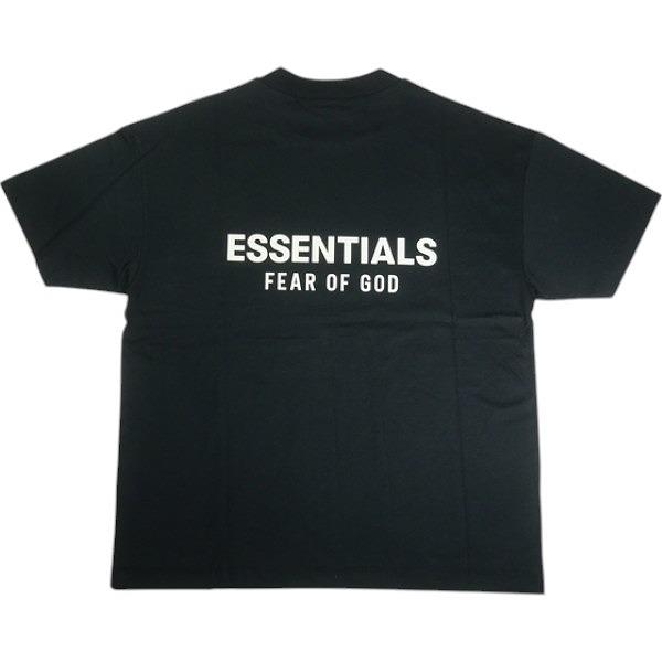 Fear of God フィアーオブゴッド ESSENTIALS Classic Short Sleeve Tee Jet Black T ...