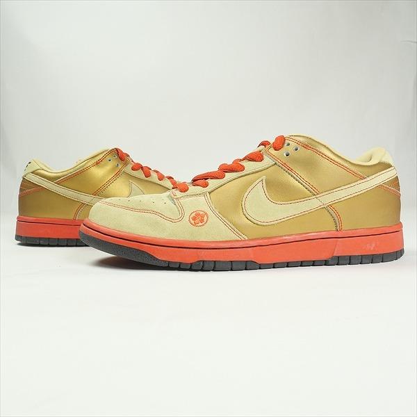 NIKE ナイキ SB Dunk Low Money Cat 304292-771 スニーカー 金 Size 