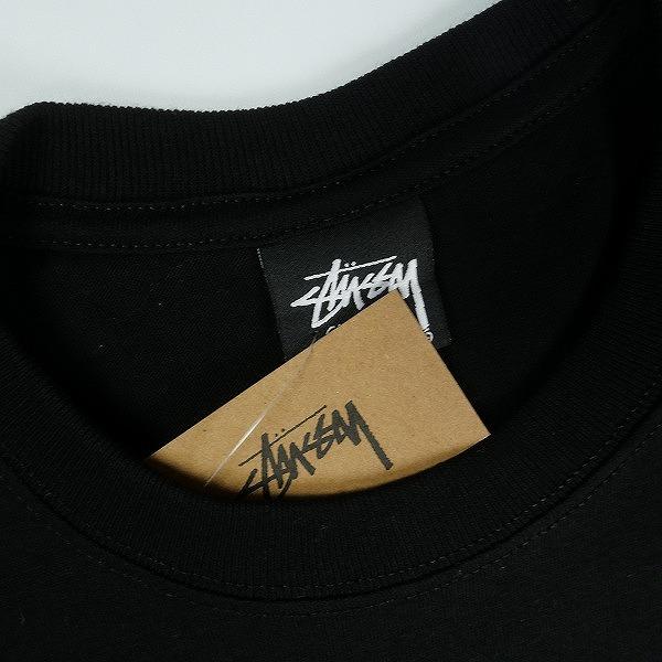 STUSSY ステューシー 25SS STOCK LONDON TEE BLACK ロンドン限定T