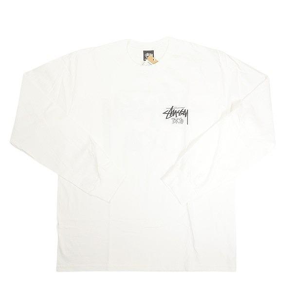 STUSSY ステューシー 25SS STOCK TOKYO LS TEE WHITE 東京限定ロンT 白