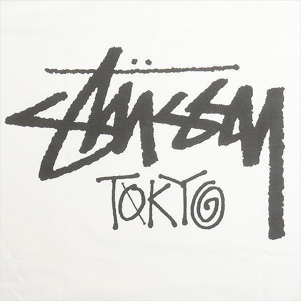 STUSSY ステューシー 25SS STOCK TOKYO LS TEE WHITE 東京限定ロンT 白