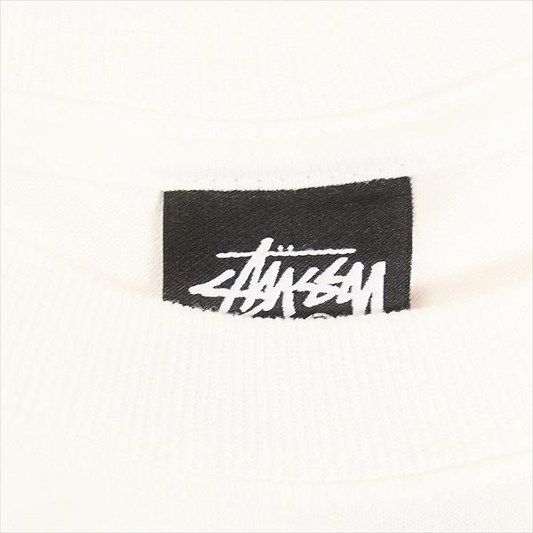 STUSSY ステューシー 25SS STOCK NEW YORK LS TEE WHITE ニューヨーク
