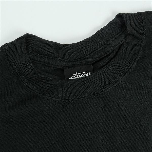 STUSSY ステューシー 25SS SPADE TEE PIGMENT DYED BLACK Tシャツ 黒