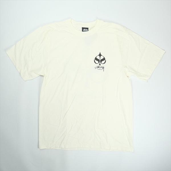 STUSSY ステューシー 25SS SPADE TEE PIGMENT DYED NATURAL Tシャツ 白